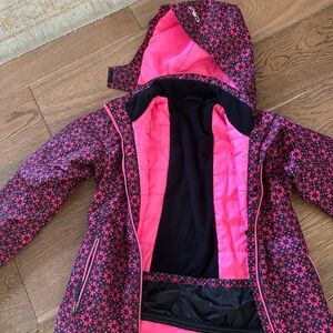 CMP girls ski jacket w powder skirt. 12-14/152